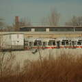 SEPTA PCC cars @ along East Erie Avenue, Philadelphia. The car numbers are 2141, 2171, 2717, 2760, 2761, and 2796. Photo taken b