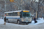 MTA Bus MCI Cruiser 3252 @ Broadway &amp; 23rd Street (PROMOTIONAL BUS). Photo taken by Brian Weinberg, 2/13/2006.