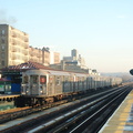 R-62A 2366 @ 231 St (1). Note the new elevator shaft. Photo taken by Brian Weinberg, 2/16/2006.