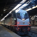 NJ Transit PL42AC 4025 @ Hoboken Terminal. Photo taken by Brian Weinberg, 2/19/2006.