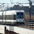 NJ Transit HBLR LRV 2033A @ Hoboken Terminal. Photo taken by Brian Weinberg, 2/19/2006.