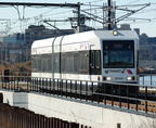 NJ Transit HBLR LRV 2033A @ Hoboken Terminal. Photo taken by Brian Weinberg, 2/19/2006.