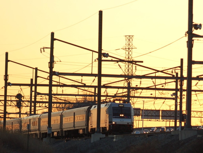 NJ Transit ALP46 4606 @ Secaucus Transfer. Photo taken by Brian Weinberg, 2/19/2006.