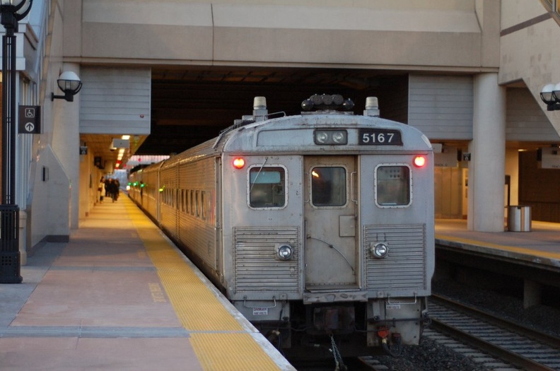 NJ Transit Comet IB Cab 5167 @ Secaucus Transfer. Photo taken by Brian Weinberg, 2/19/2006.