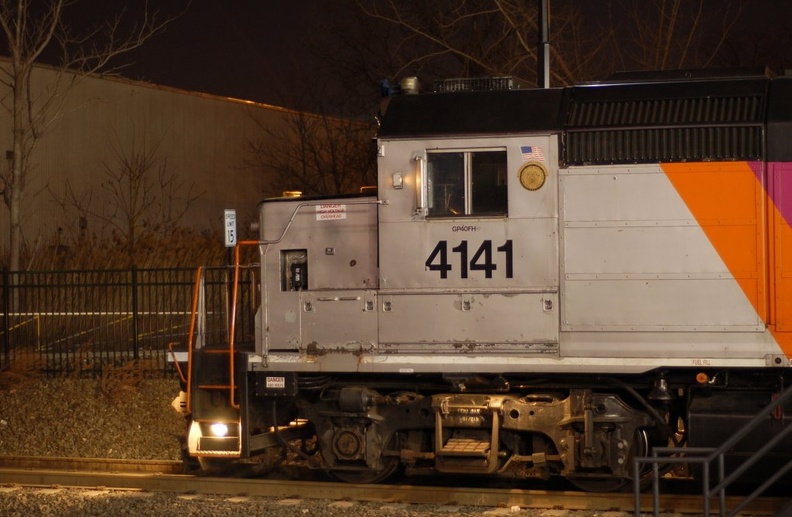NJ Transit GP40FH-2 4141 @ Secaucus Transfer. Photo taken by Brian Weinberg, 2/19/2006. - NJ Transit GP40FH-2 4141 @ Secaucus Transfer. Photo taken by Brian Weinberg, 2/19/2006. DSC_2773a.jpg