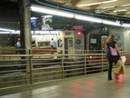 MNR M-2 8745 &amp; ConDOT Shoreliner II 6217 @ Grand Central Terminal.  Photo taken by Brian Weinberg, 08/06/2003.