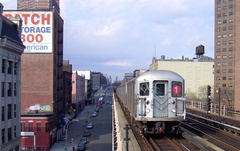 R-62A @ 125 St (1). Photo taken by Brian Weinberg, 3/9/2003.