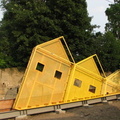 New art and/or functional installation @ MNCR Riverdale station (Hudson Line). Photo taken by Brian Weinberg, 7/3/2006.