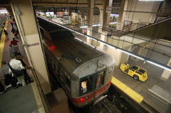 MNCR/CDOT M-2 8411 @ Grand Central Terminal, track 114. Photo taken by Brian Weinberg, 7/7/2006.