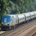 Amtrak P32AC-DM 708 @ Riverdale (Train 291, Ethan Allen Express). Photo taken by Brian Weinberg, 7/9/2006.