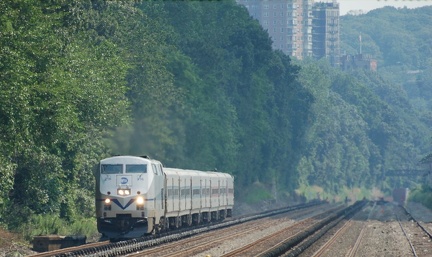 Metro-North Commuter Railroad (MNCR) P32AC-DM 216 @ Riverdale (Hudson Line). Photo taken by Brian Weinberg, 7/9/2006.
