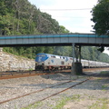 Amtrak P32AC-DM 707 &amp; P42DC 102 @ Riverdale (Train 49, Lake Shore Limited). Photo taken by Brian Weinberg, 7/9/2006.