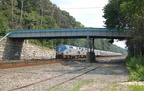 Amtrak P32AC-DM 707 &amp; P42DC 102 @ Riverdale (Train 49, Lake Shore Limited). Photo taken by Brian Weinberg, 7/9/2006.