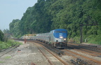 Amtrak P32AC-DM 702 @ Riverdale (Train 284, Empire Service from Niagara Falls). Photo taken by Brian Weinberg, 7/9/2006.