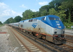 Amtrak P32AC-DM 702 @ Riverdale (Train 284, Empire Service from Niagara Falls). Photo taken by Brian Weinberg, 7/9/2006.