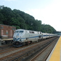 Metro-North Commuter Railroad (MNCR) P32AC-DM 220 @ Riverdale (Hudson Line). Photo taken by Brian Weinberg, 7/9/2006.