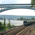Metro-North Commuter Railroad (MNCR) M-7A 4160 @ Spuyten Duyvil (Hudson Line). Photo taken by Brian Weinberg, 7/9/2006.