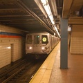 R-46 5936 @ Jamaica - 179 St (R). Note: The (R) was extended to 179 St due to track work. Photo taken by Brian Weinberg, 7/16/20