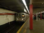 R-46 6156 @ Parsons Blvd (F) - Manhattan-bound. Photo taken by Brian Weinberg, 7/16/2006.