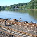 Dismantled third rail @ Spuyten Duyvil (MNCR Hudson Line). Photo taken by Brian Weinberg, 7/24/2006.