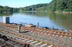 Dismantled third rail @ Spuyten Duyvil (MNCR Hudson Line). Photo taken by Brian Weinberg, 7/24/2006.