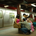 R-46 @ 34 St - Herald Sq (F). Photo taken by Brian Weinberg, 7/26/2006.