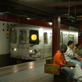 R-46 6000 @ 34 St - Herald Sq (F). Photo taken by Brian Weinberg, 7/26/2006.