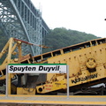 Metro-North Commuter Railroad Kershaw Undercutter (ballast cleaning) and Loram RAILVAC EXCAVATOR @ Spuyten Duyvil.