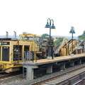 Metro-North Commuter Railroad Kershaw Undercutter (ballast cleaning) and Loram RAILVAC EXCAVATOR @ Spuyten Duyvil.