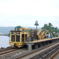 Metro-North Commuter Railroad Kershaw Undercutter (ballast cleaning) and Loram RAILVAC EXCAVATOR @ Spuyten Duyvil.