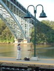 Artist @ Spuyten Duvil (MNCR Hudson Line). Photo taken by Brian Weinberg, 7/31/2006.