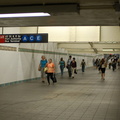 Times Square (7) - 41 Street lower level mezzanine, looking west (toward 8 Av). Photo taken by Brian Weinberg, 8/3/2006.