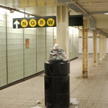 Mountain of garbage @ Times Square (1/2/3) - 41 St passageway. Photo taken by Brian Weinberg, 8/3/2006.