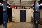 Sealed staircase @ 59 St - Columbus Circle (A/B/C/D) - south end of uptown platform. Photo taken by Brian Weinberg, 8/4/2006.