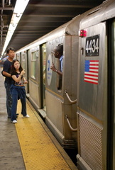 R-40 4434 &amp; 4435 @ W 4 St (B). Photo taken by Brian Weinberg, 8/17/2006.