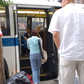 Bad people boarding through the rear door @ 231 St and Broadway. Photo taken by Brian Weinberg, 8/25/2006.