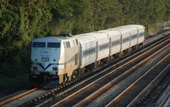 Metro-North Commuter Railroad (MNCR) P32AC-DM 213 @ Riverdale (Hudson Line). Photo taken by Brian Weinberg, 9/4/2006.