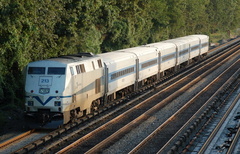 Metro-North Commuter Railroad (MNCR) P32AC-DM 213 @ Riverdale (Hudson Line). Photo taken by Brian Weinberg, 9/4/2006.