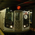 R-160B **** @ Jay Street - Borough Hall (A) during its 30-day in-service test. Photo taken by Brian Weinberg, 9/17/2006.