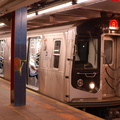 R-160A-2 8653 @ 59 St - Columbus Circle (A). Set is on 4th run of first day of 30-day test. Photo taken by Brian Weinberg, 10/16