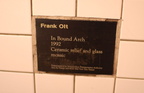 The artwork &quot;In Bound Arch&quot; by Frank Olt @ 23 St - Ely Av (E/V) on the Manhattan-bound platform. Photo taken by Brian