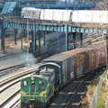 L&I SW1200 9373 and NY&A SW1001 101 @ Sunnyside. Photo taken by Brian Weinberg, 11/9/2006.