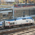 Amtrak P32AC-DM 710 @ Sunnyside. Photo taken by Brian Weinberg, 11/9/2006.