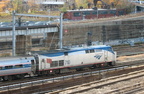 Amtrak P32AC-DM 710 @ Sunnyside. Photo taken by Brian Weinberg, 11/9/2006.