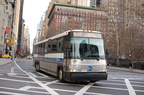 MTA Bus MCI D4500CL 3186 @ Madison Square Park (BxM18). Photo taken by Brian Weinberg, 12/19/2006.