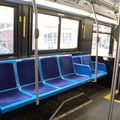 MTA New York City (Transit) Bus Orion VII 6756 @ 33 St & 5 Av. Note the stupid bench seating astride the steps. Photo taken