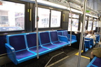 MTA New York City (Transit) Bus Orion VII 6756 @ 33 St &amp; 5 Av. Note the stupid bench seating astride the steps. Photo taken