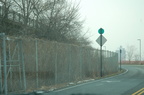 Staten Island North Shore right-of-way along Bank Street. Photo taken by Brian Weinberg, 2/2/2007.