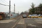 Staten Island North Shore right-of-way near N Burgher Avenue. The ROW forms a dirt road that can be driven east and west of this