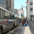 MTA Bus MCI D4500CL @ Barclay St & Church St. Photo taken by Brian Weinberg, 3/21/2007.